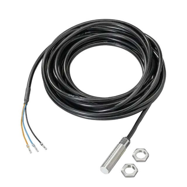 Produktfoto 1 von IF5878: Induktiver Sensor; M12 x 1 / L = 52 mm; Schaltabstand 3 mm bündig einbau