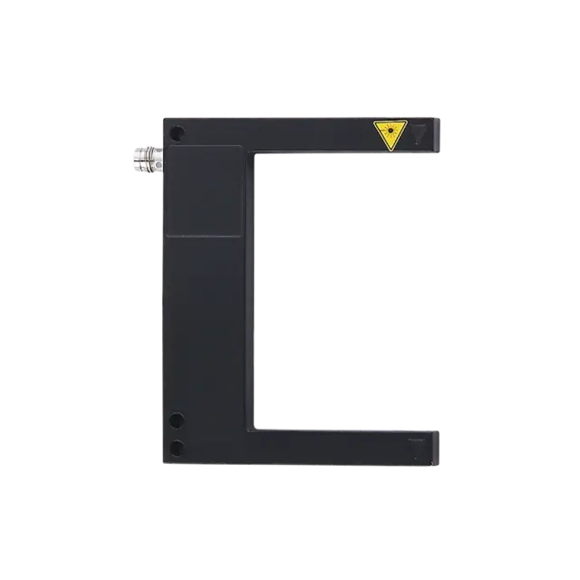 Produktfoto 1 von OPU702: Gabellichtschranke; 100 x 10 x 80 mm; PNP/NPN;  (parametrierbar); Gabelw