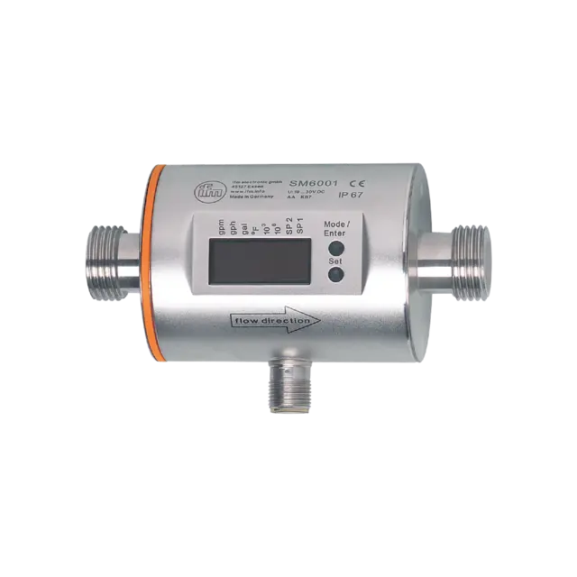 Produktfoto 1 von SM6001: Magnetisch-induktiver Durchflusssensor; PNP/NPN; Schaltsignal; Analogsig