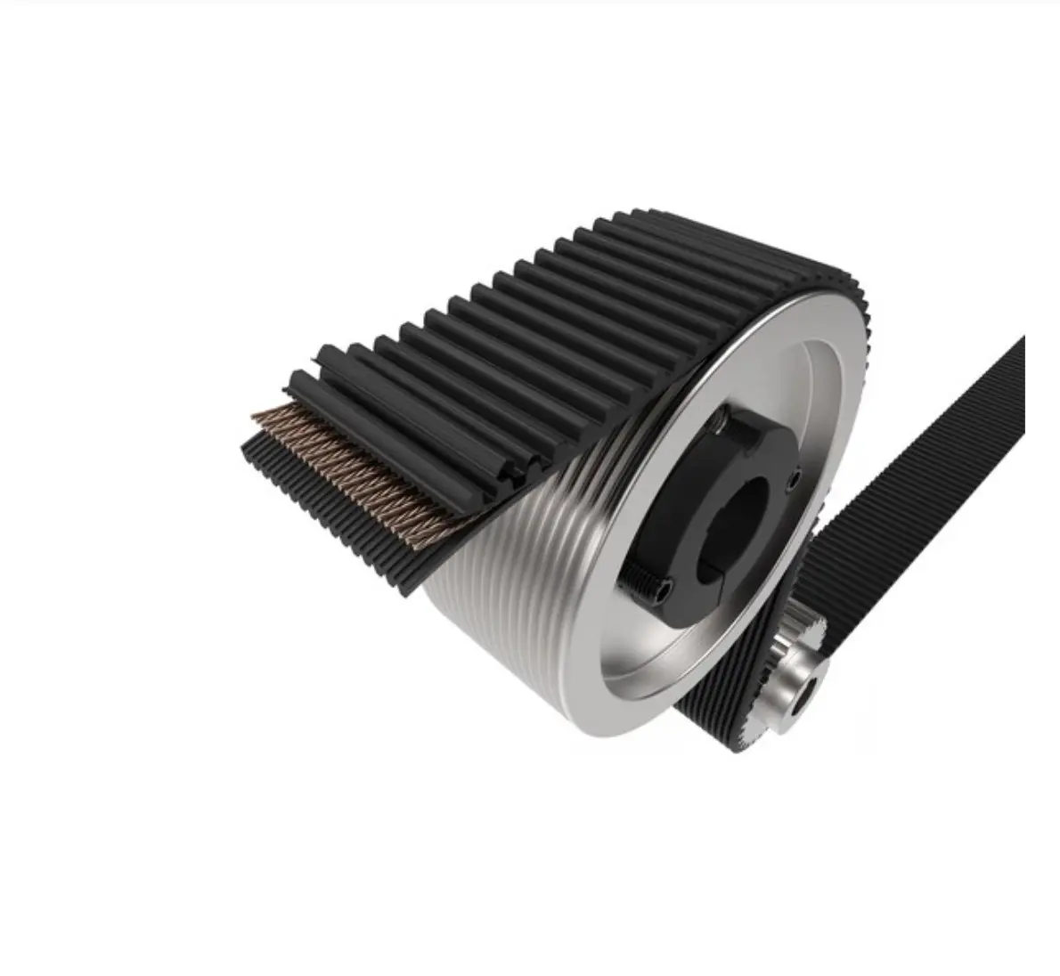 RUBBER TOOTHED RIB BELT