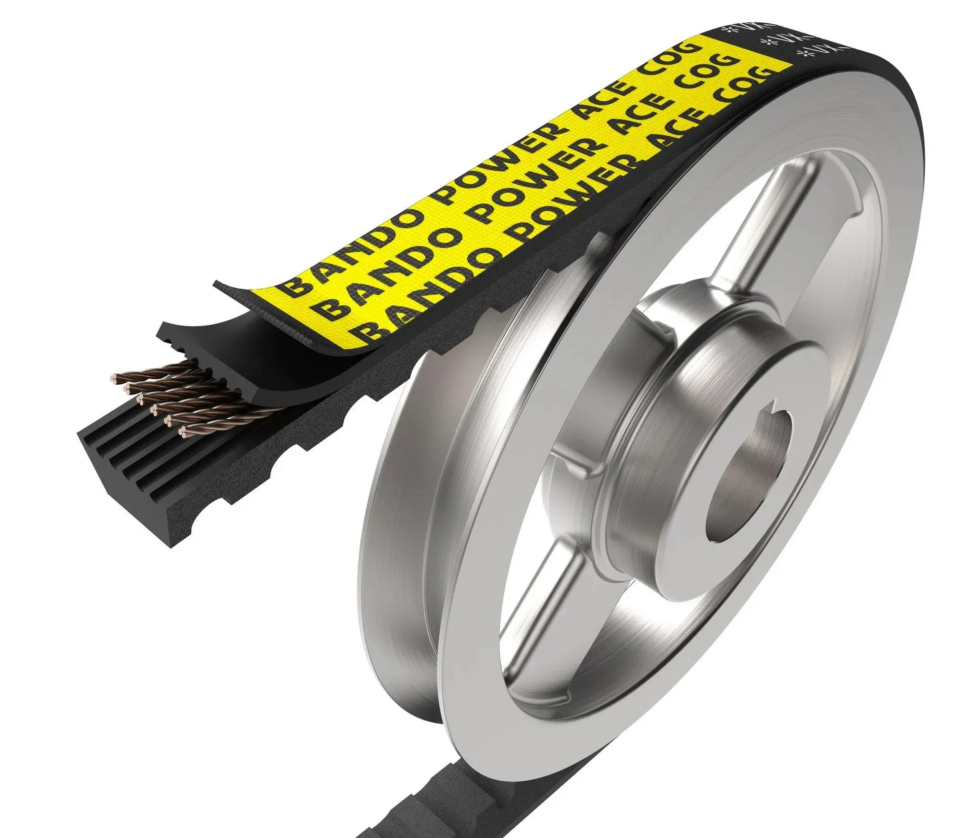 Produktfoto 1 von POWER ACE raw edge V-BELT