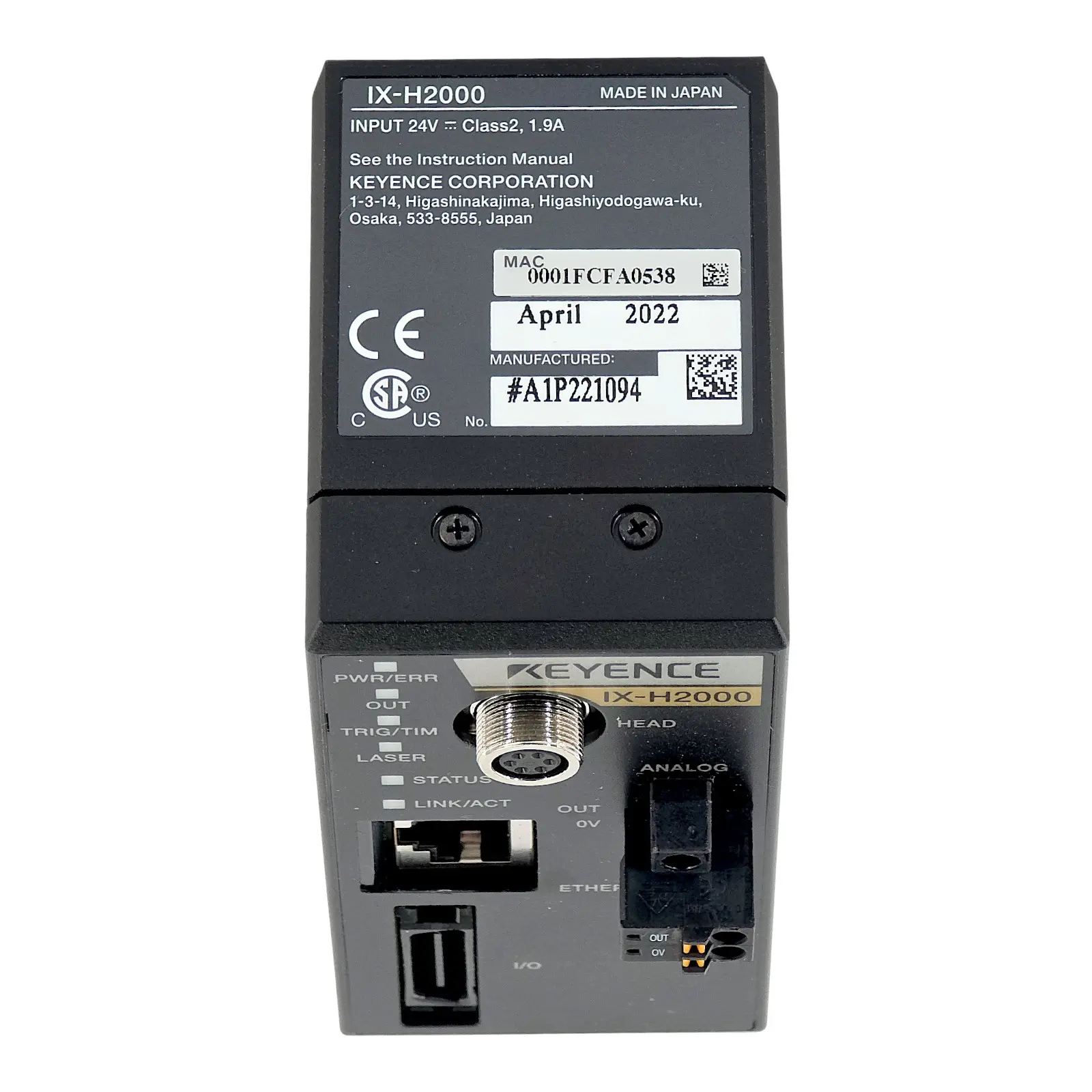Produktfoto 1 von KEYENCE IX-H2000