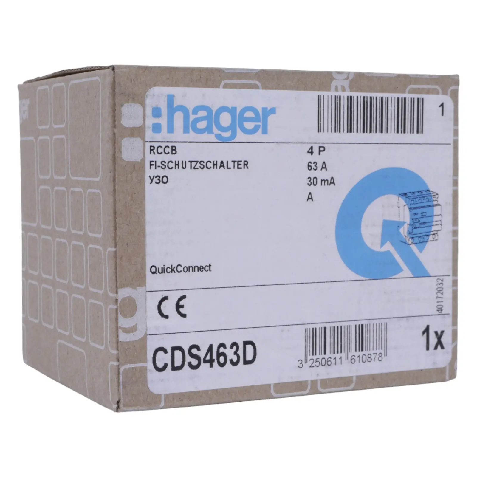 Produktfoto 1 von HAGER CDS463D