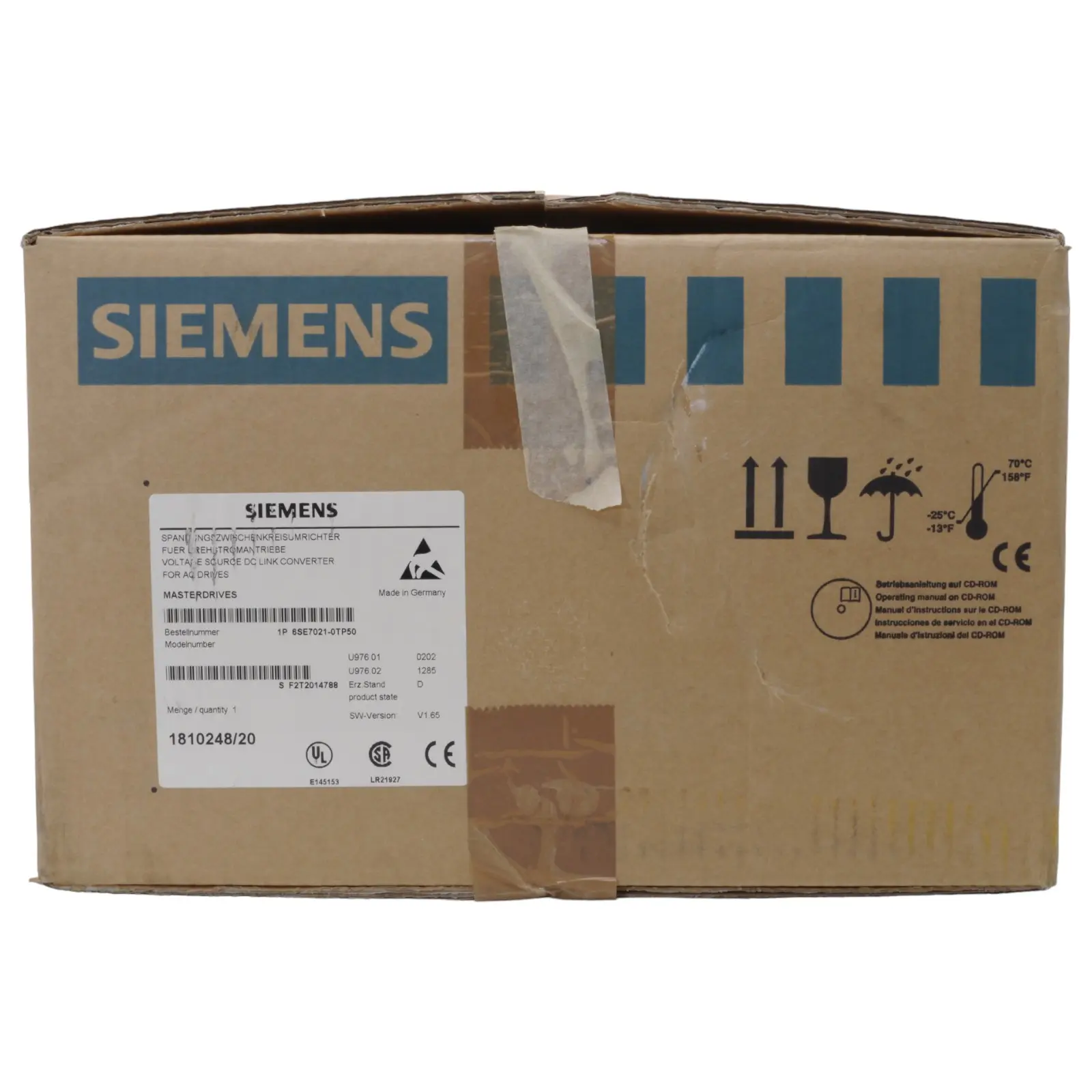 Produktfoto 1 von SIEMENS 6SE7021-0TP50