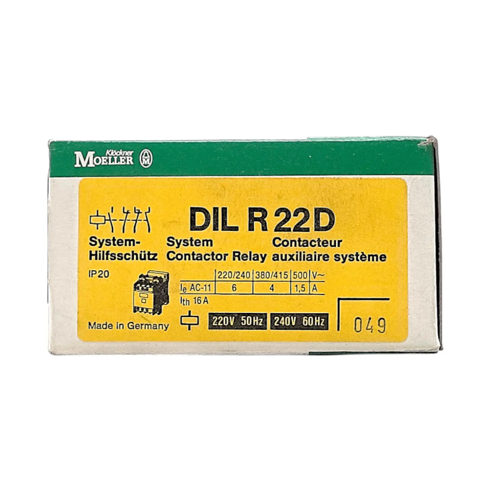 Produktfoto 1 von KLÖCKNER MOELLER DILR22D