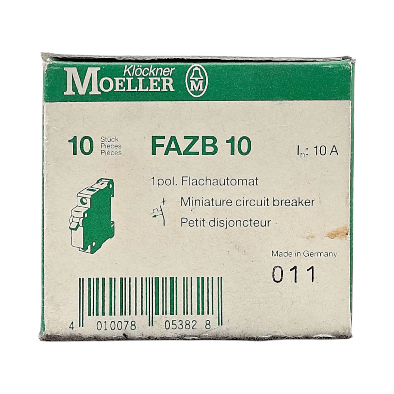 Produktfoto 1 von KLÖCKNER MOELLER FAZB 10