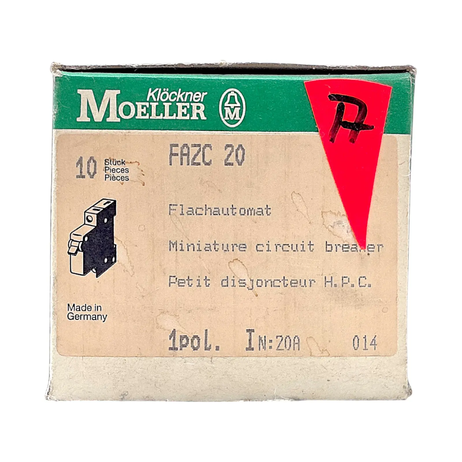 Produktfoto 1 von KLÖCKNER MOELLER FAZC 20
