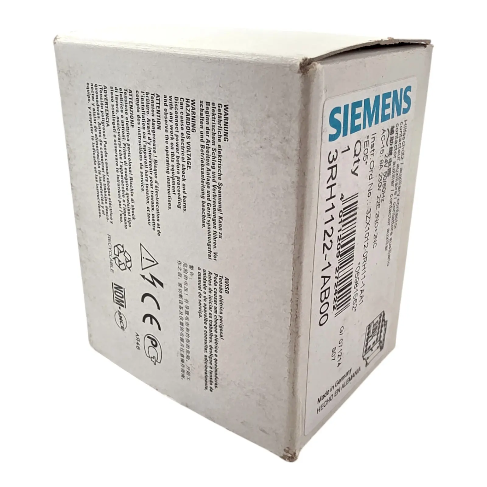 Produktfoto 1 von SIEMENS 3RH1122-1AB00