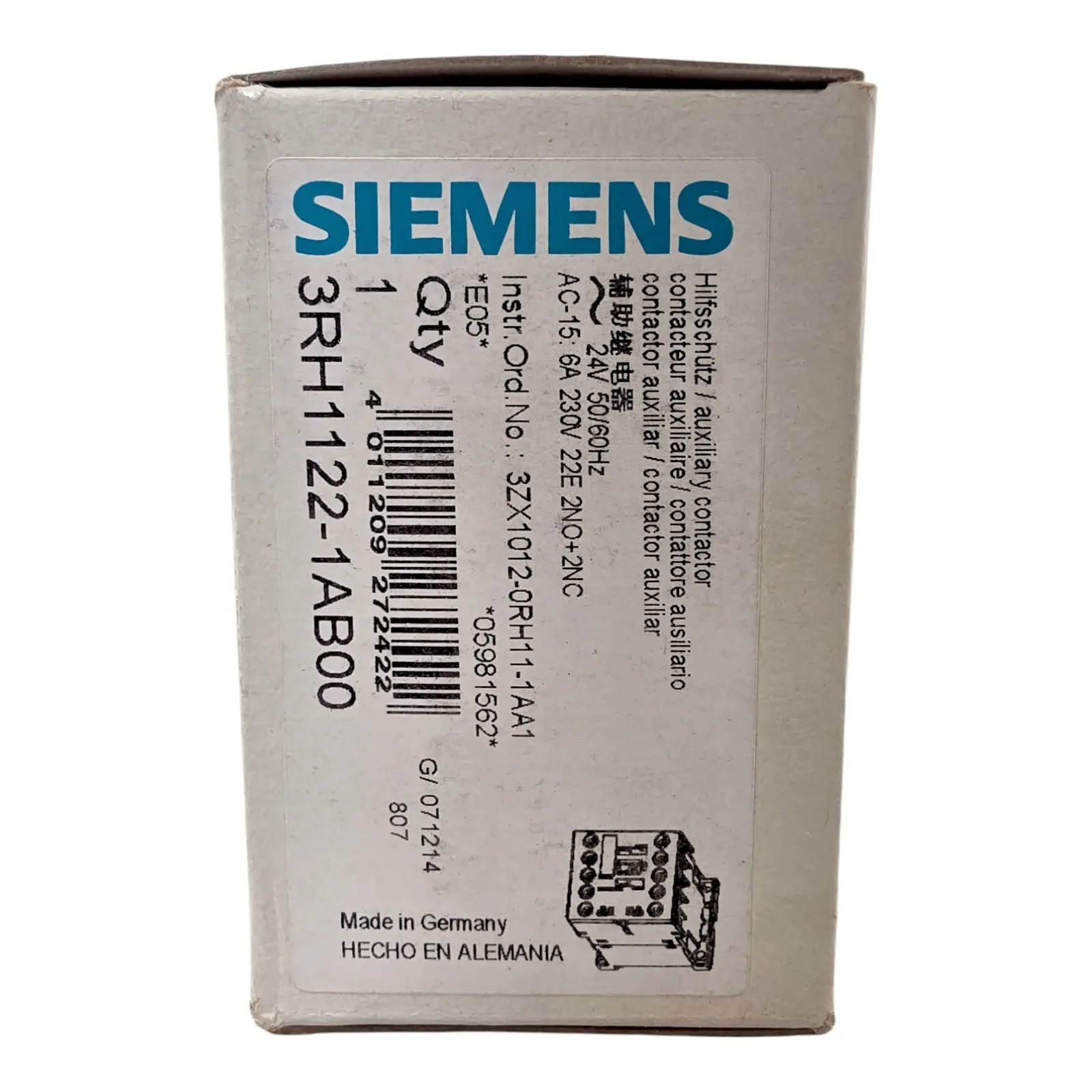 Produktfoto 1 von SIEMENS 3RH1122-1AB00