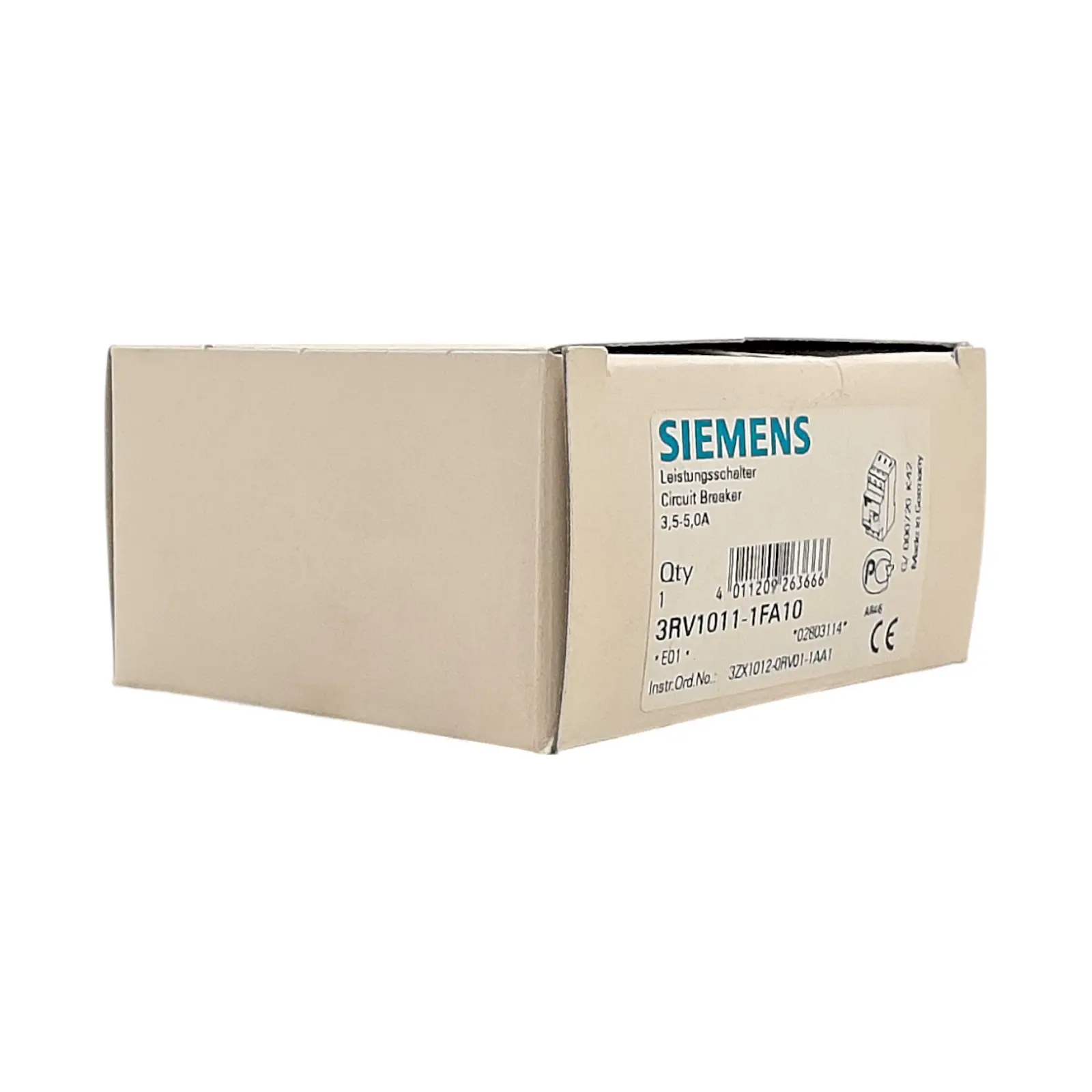 Produktfoto 1 von SIEMENS 3RV1011-1FA10
