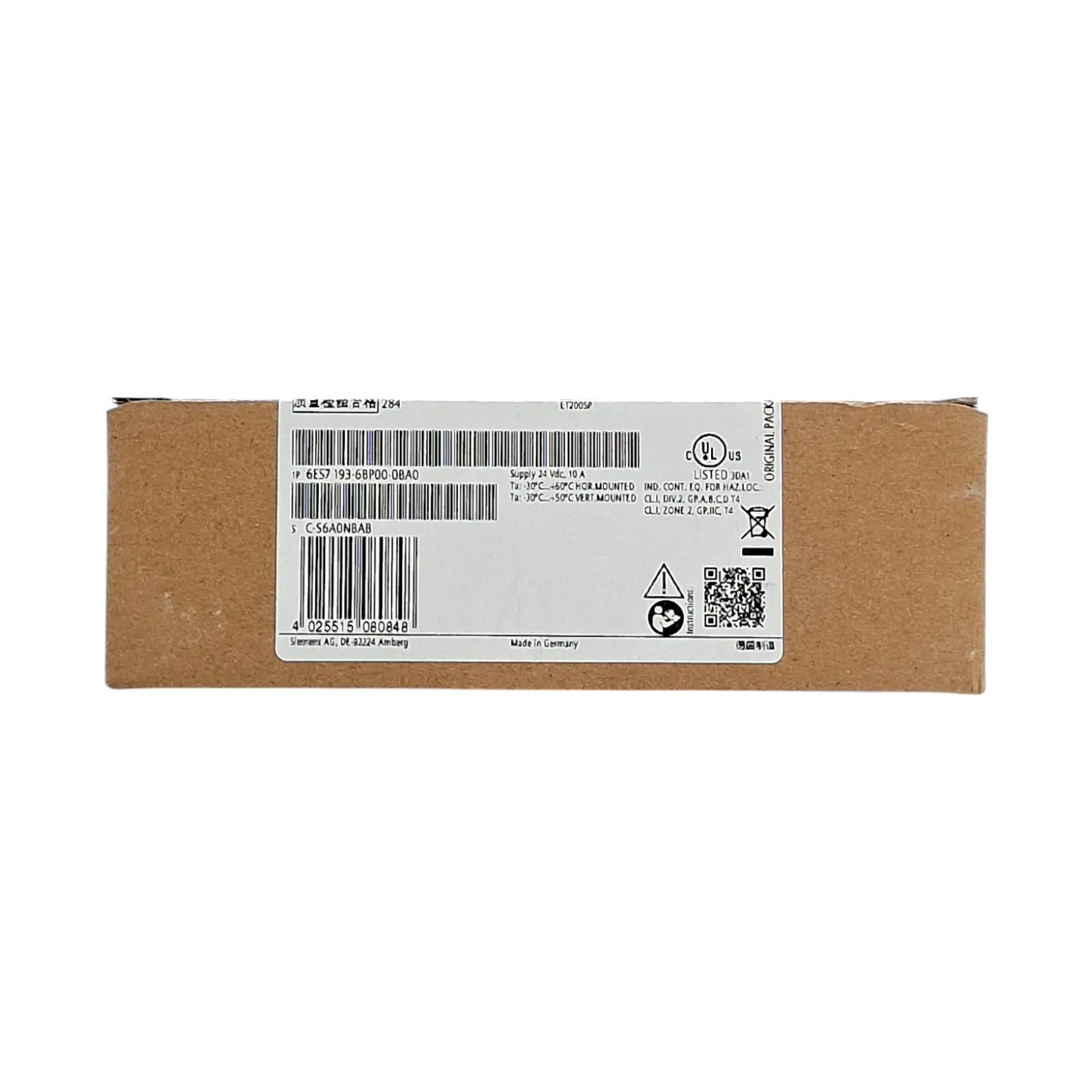 Produktfoto 1 von SIEMENS 6ES7193-6BP00-0BA0