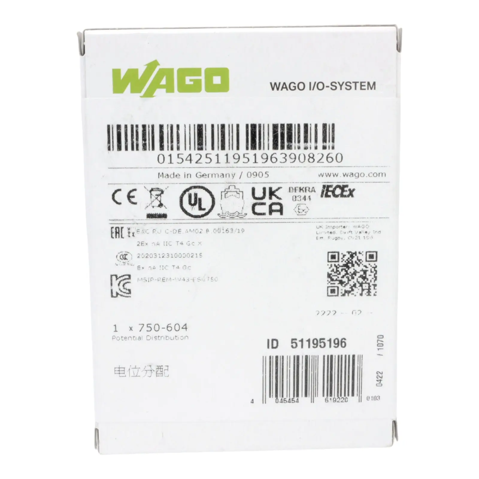 Produktfoto 1 von WAGO 750-604