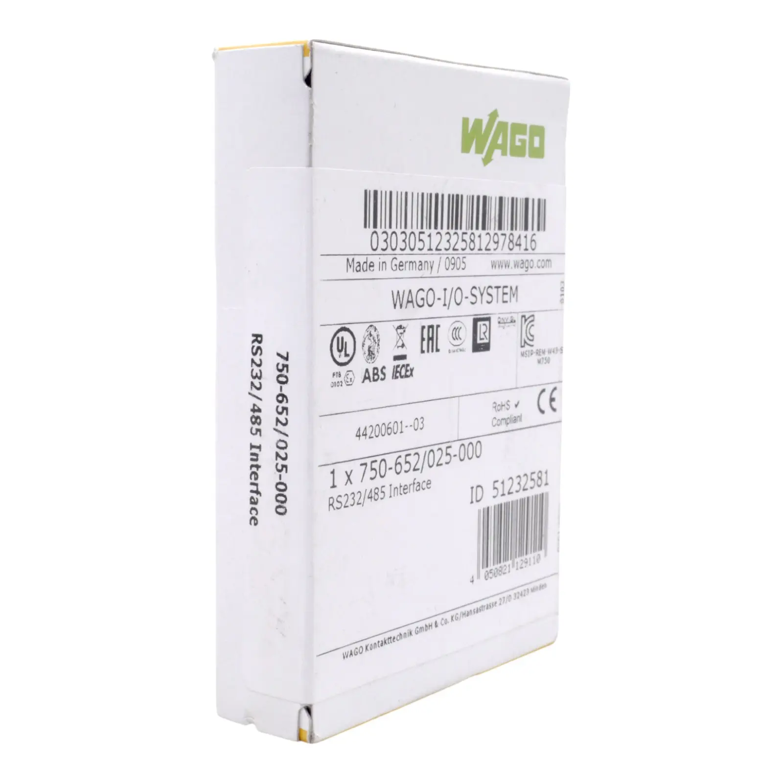 Produktfoto 1 von WAGO 750-652/025-000