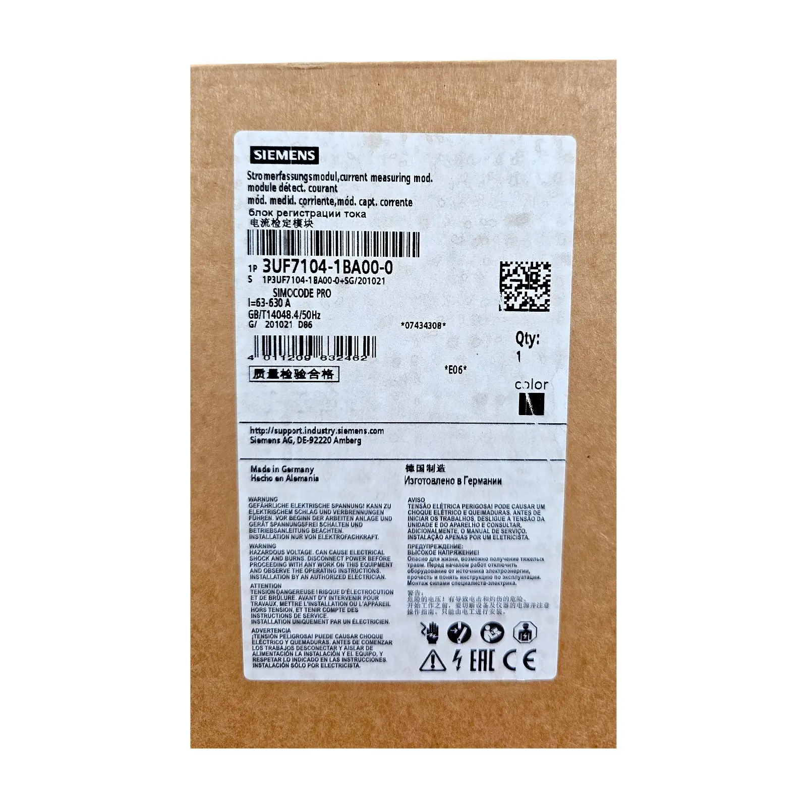 Produktfoto 1 von SIEMENS 3UF7104-1BA00-0