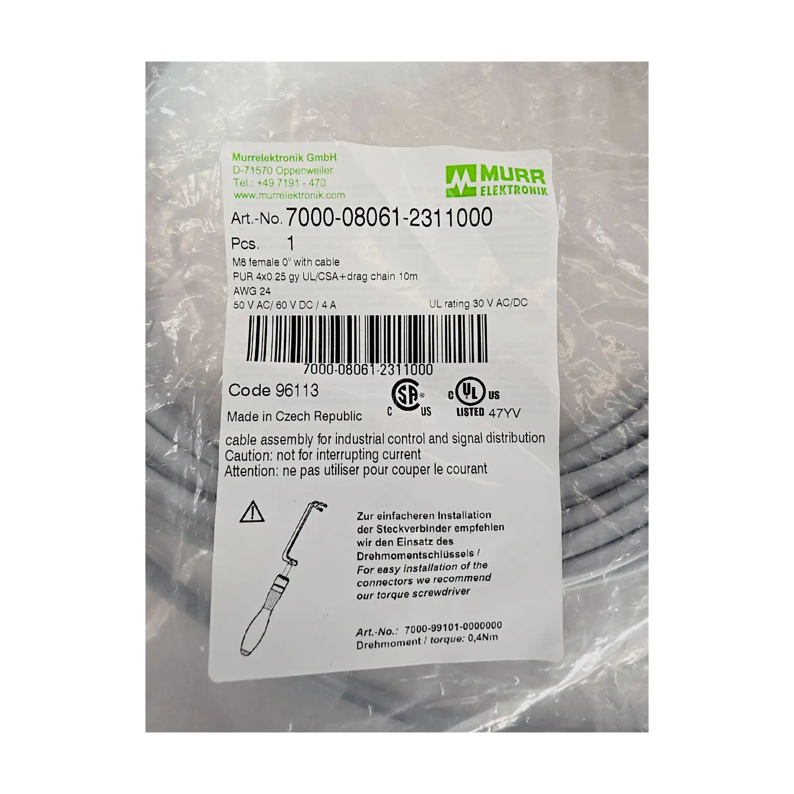 Produktfoto 1 von MURRELEKTRONIK 7000-08061-2311000