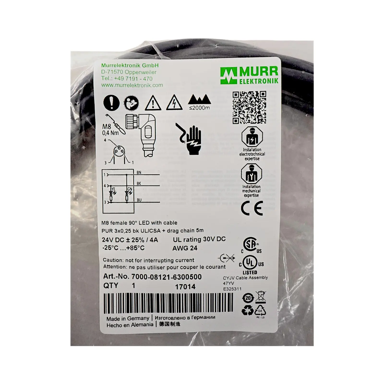 Produktfoto 1 von MURRELEKTRONIK 7000-08121-6300500