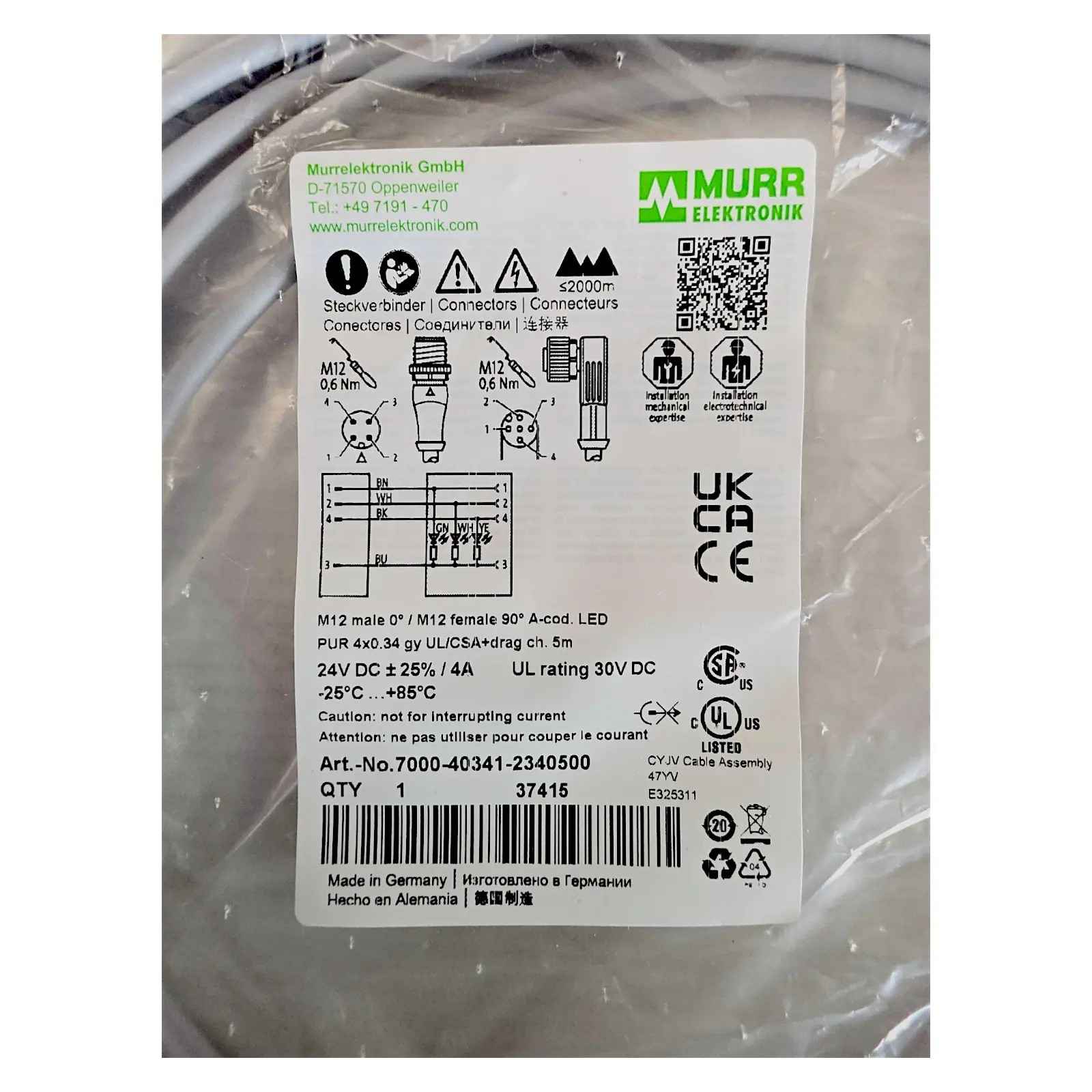 Produktfoto 1 von MURRELEKTRONIK 7000-40341-2340500