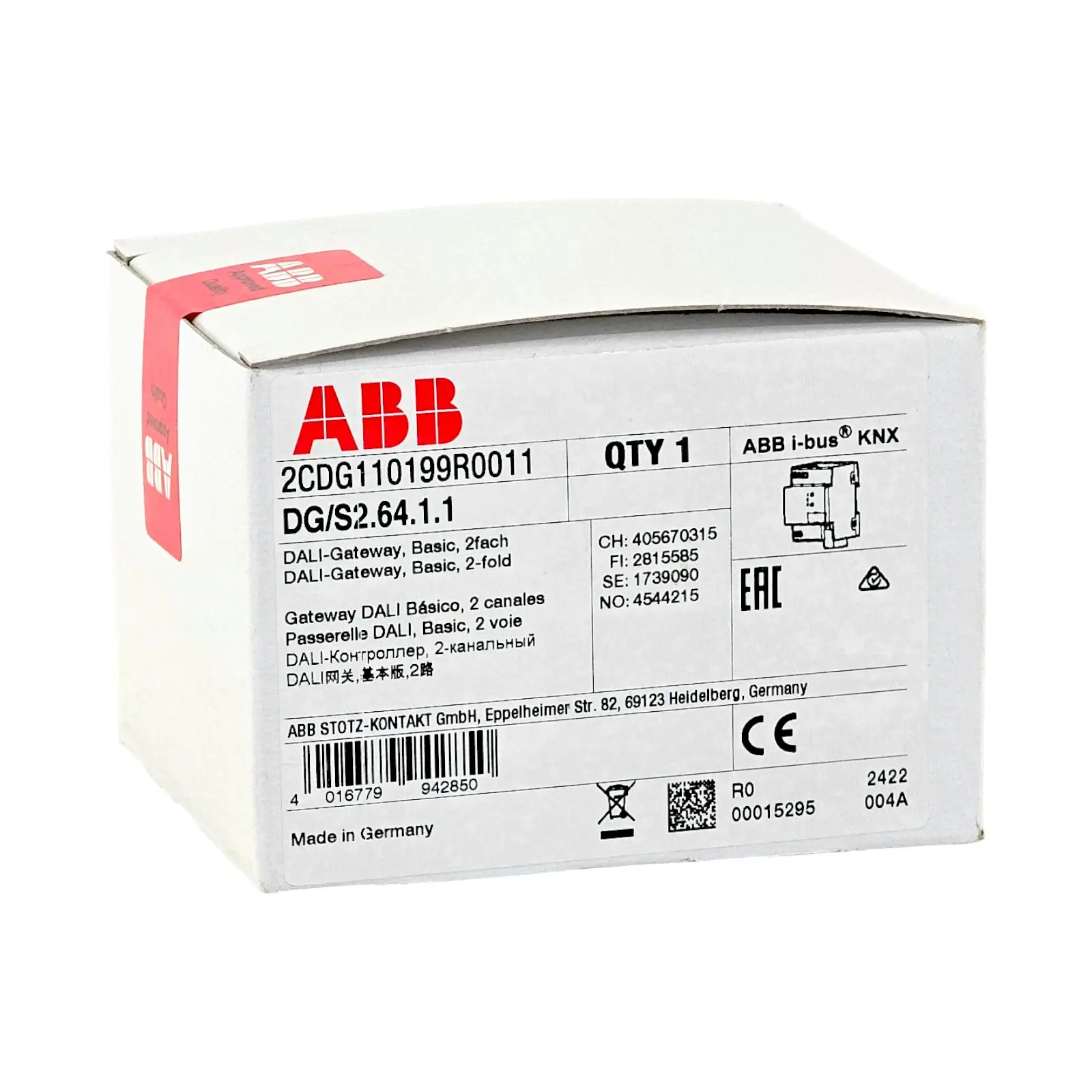 Produktfoto 1 von ABB 2CDG110199R0011