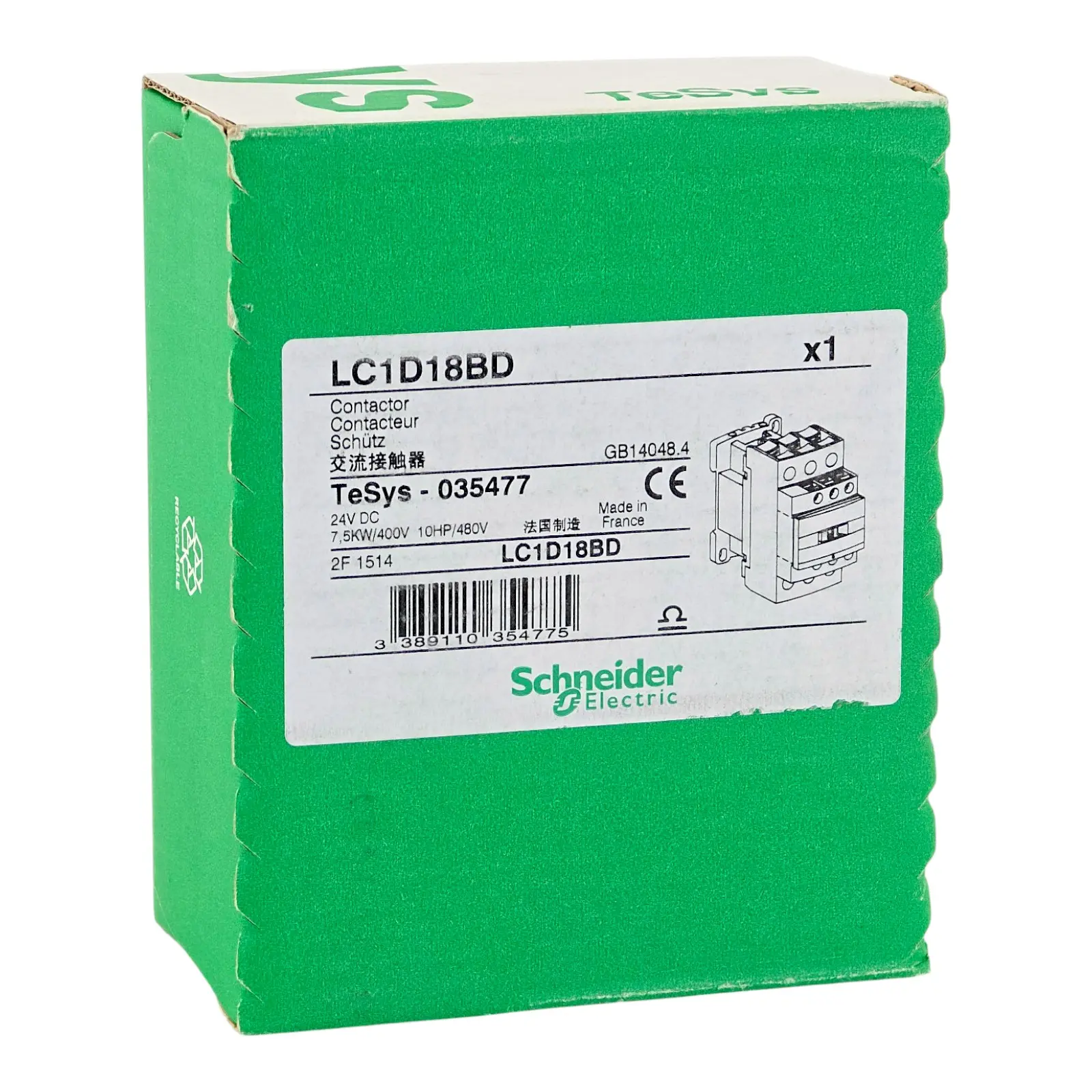 Produktfoto 1 von SCHNEIDER ELECTRIC LC1D18BD
