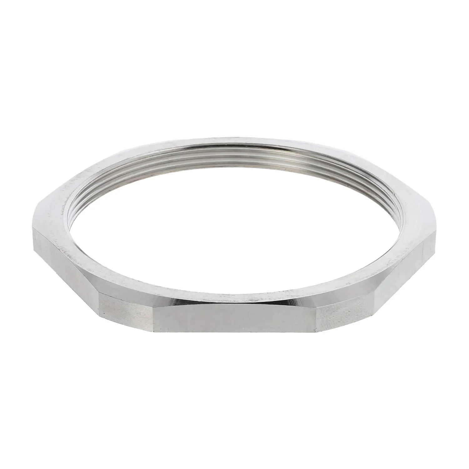 Produktfoto 1 von 52103072 LAPP Gegenmutter M90x2 GMS-M90 Sechskant Messing (CuZn) vernickelt Farbe silber