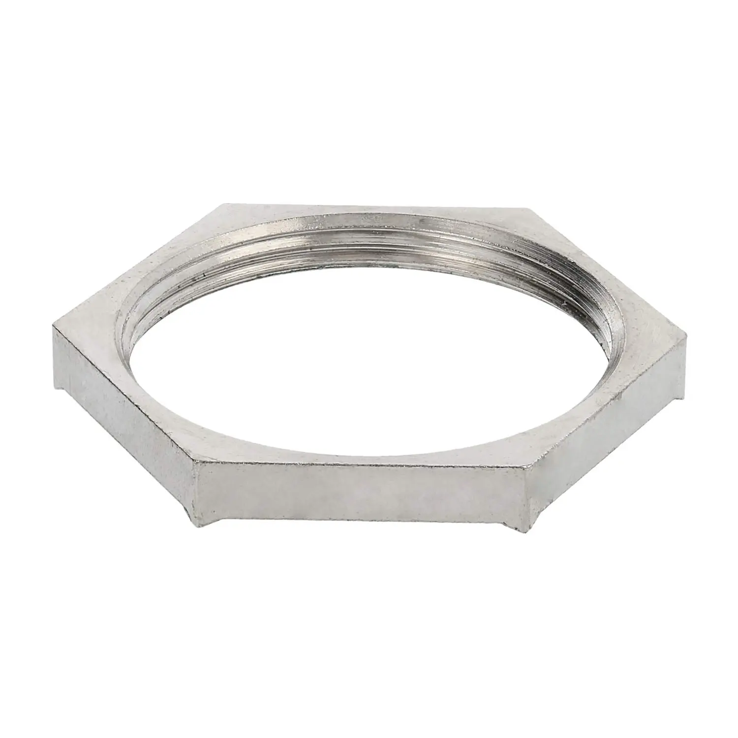 Produktfoto 1 von 10063223 WISKA Gegenmutter EMV PG21x1,588 GEMV-21 Sechskant Messing (CuZn) vernickelt Farbe silber