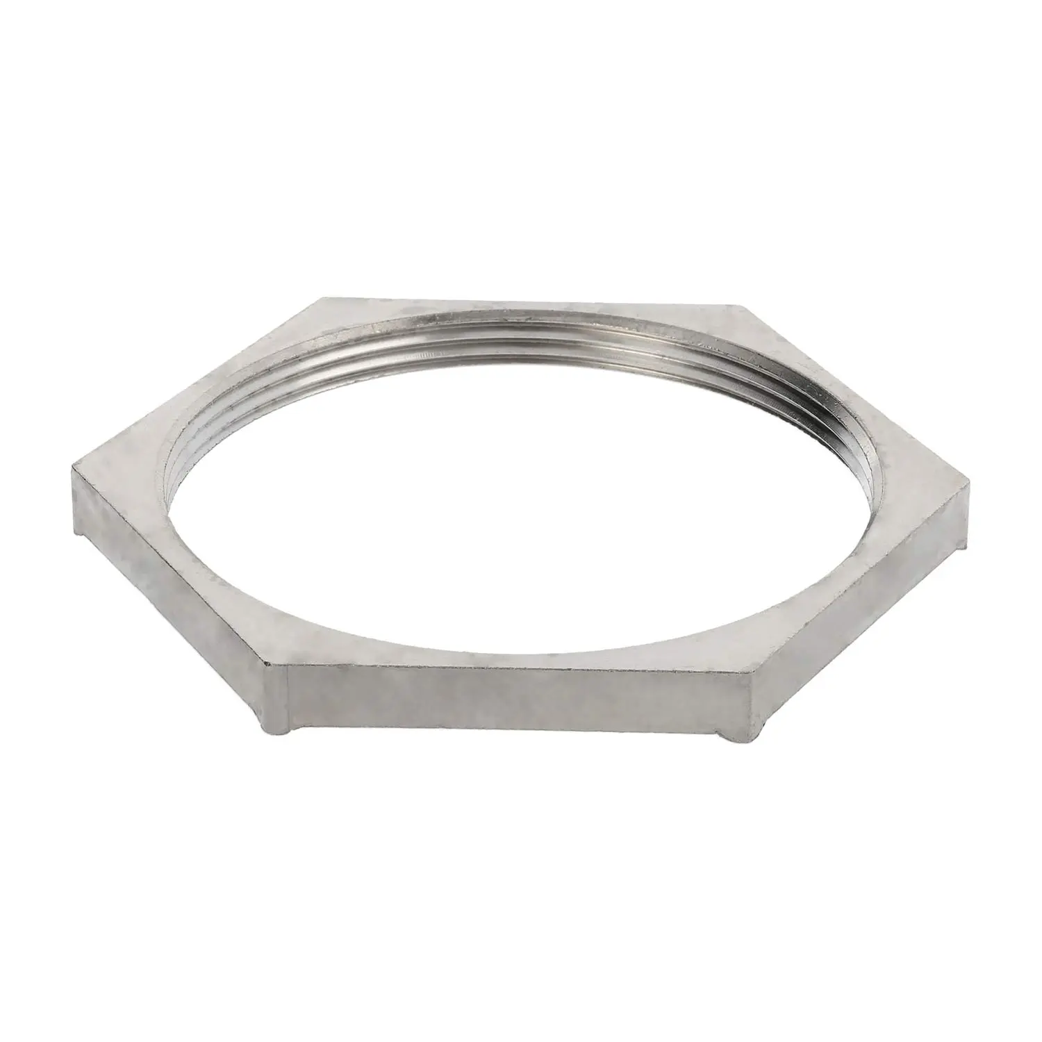 10063227 WISKA Gegenmutter EMV PG48x1,588 GEMV-48 Sechskant Messing (CuZn) vernickelt Farbe silber