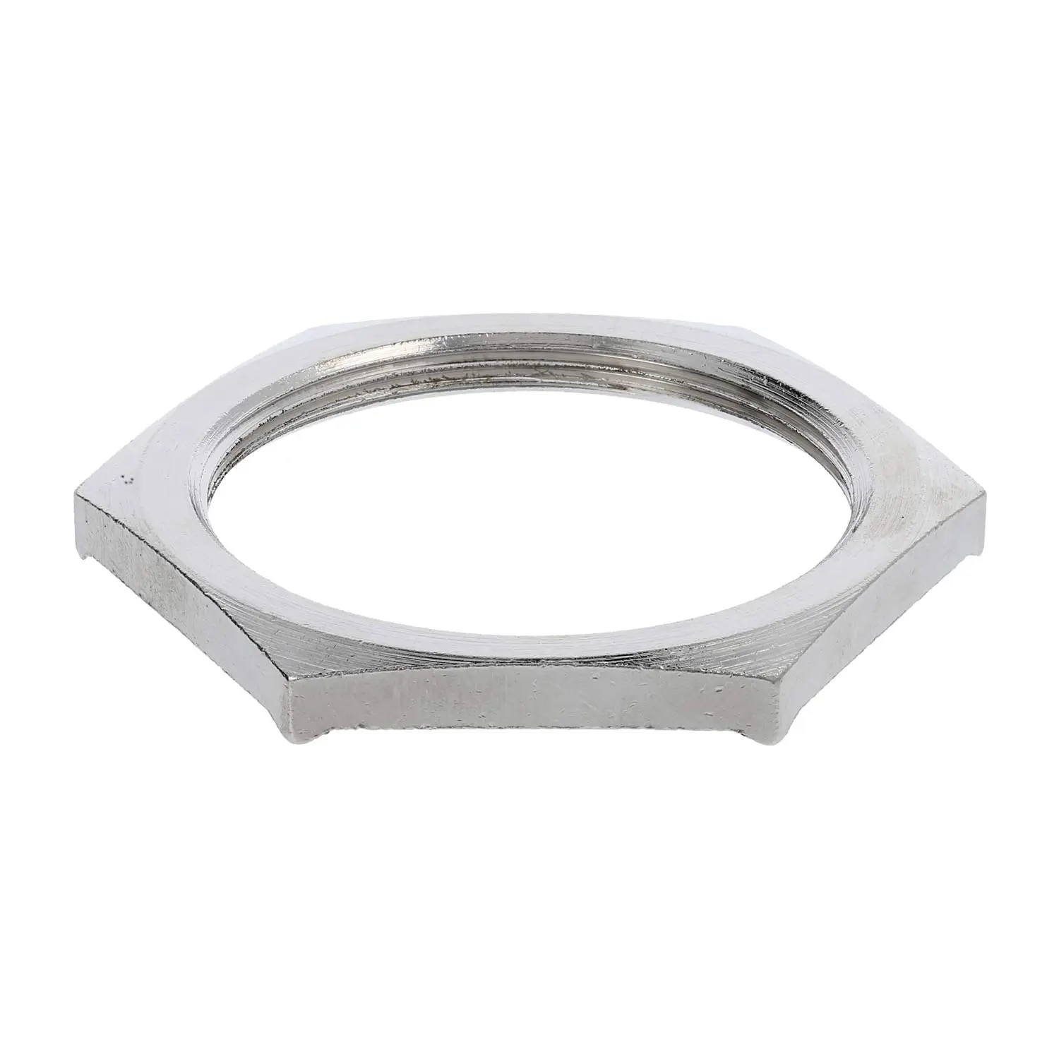 10063216 WISKA Gegenmutter EMV M50x1,5 GEMV-M50 Sechskant Messing (CuZn) vernickelt Farbe silber