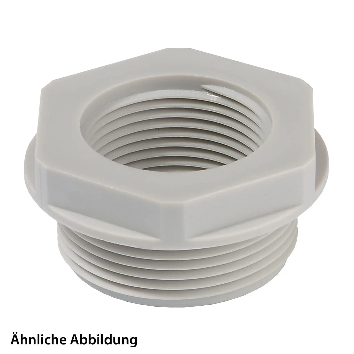 10063592 WISKA Reduzierung M/M von M63x1,5 auf M32x1,5 KRM-M63/M32 Sechskant Polyamid (PA) Anschlussgewinde 12,0mm