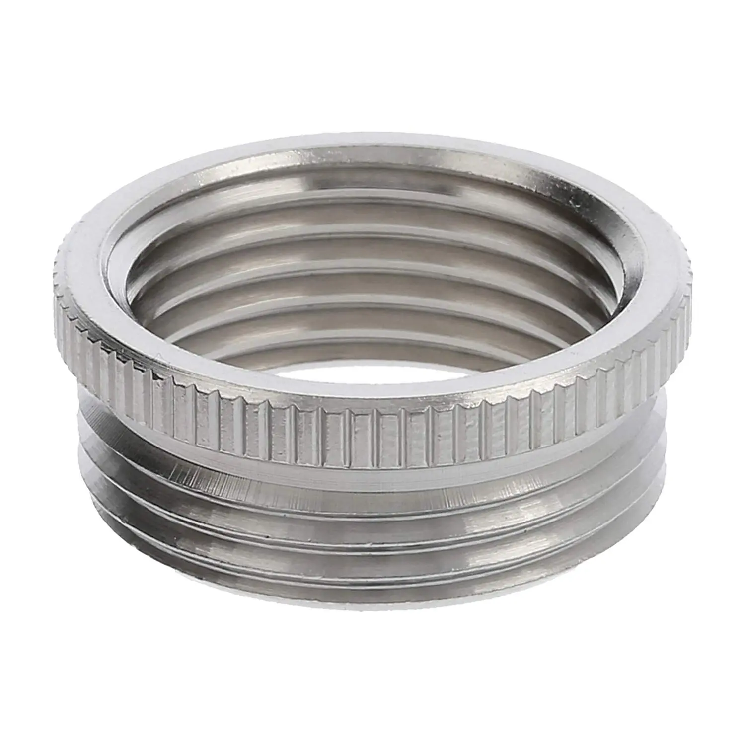 Produktfoto 1 von 52104495 LAPP Adapter PG/M von PG16x1,41 auf M20x1,5 MZM-PG/M rund mit Rändel Messing (CuZn) vernickelt Farbe silber