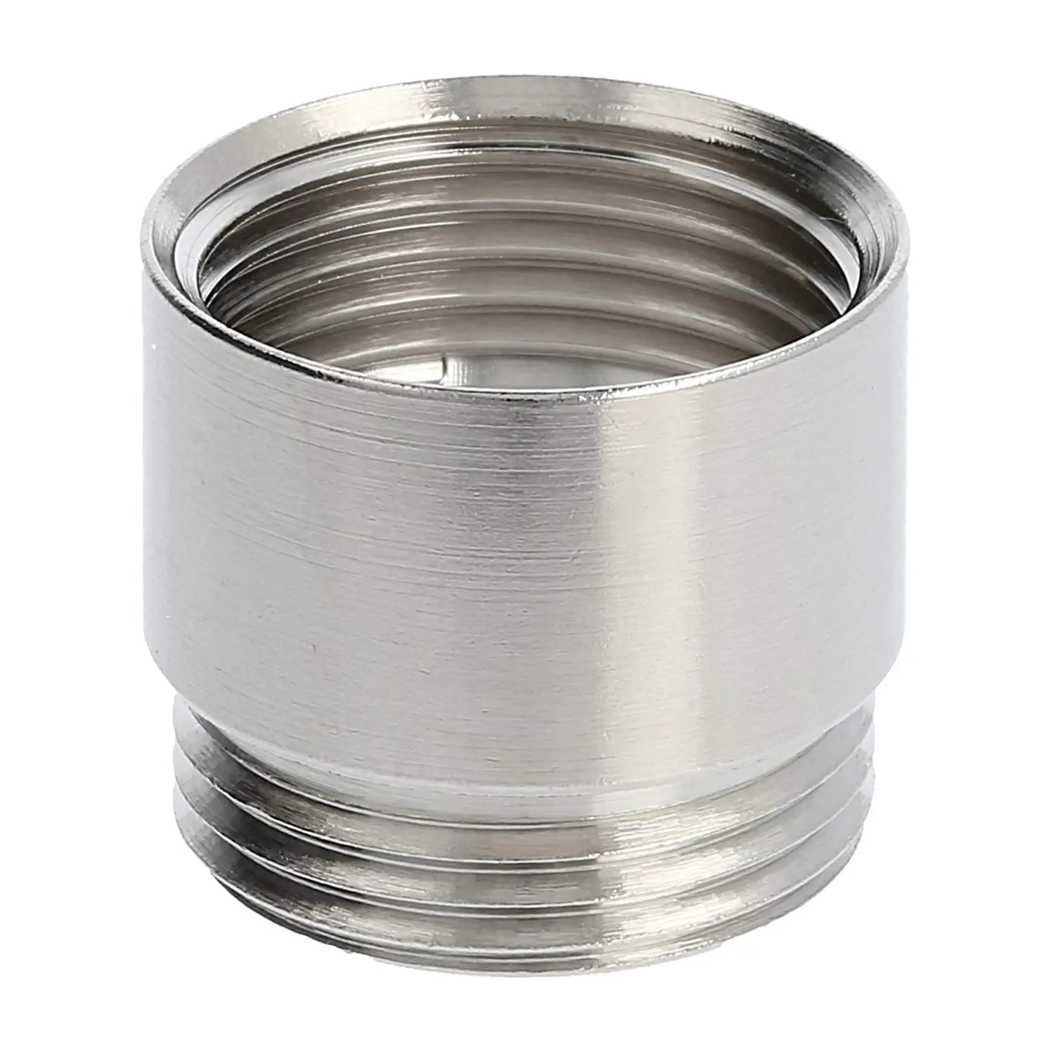 Produktfoto 1 von 52104494 LAPP Adapter-Zwischenstutzen PG/M von PG13,5x1,41 auf M20x1,5 MZM-PG/M rund Messing (CuZn) vernickelt Farbe silber