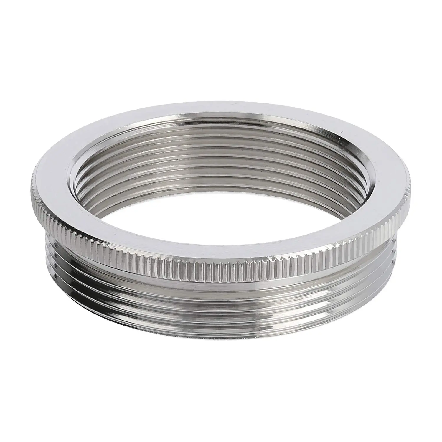 Produktfoto 1 von 52104503 LAPP Adapter PG/M von PG36x1,588 auf M40x1,5 MZM-PG/M rund mit Rändel Messing (CuZn) vernickelt Farbe silber
