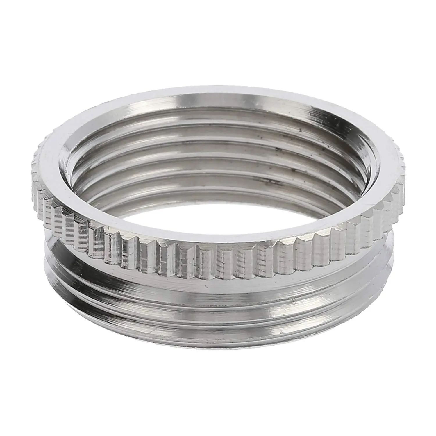 Produktfoto 1 von 52104498 LAPP Adapter PG/M von PG21x1,588 auf M25x1,5 MZM-PG/M rund mit Rändel Messing (CuZn) vernickelt Farbe silber