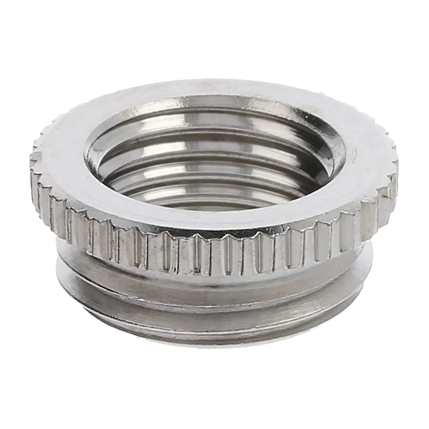 Produktfoto 1 von 10063913 WISKA Adapter M/PG von M16x1,5 auf PG7x1,27 MZM-M/PG rund mit Rändel Messing (CuZn) vernickelt Anschlussgewinde 5,0mm