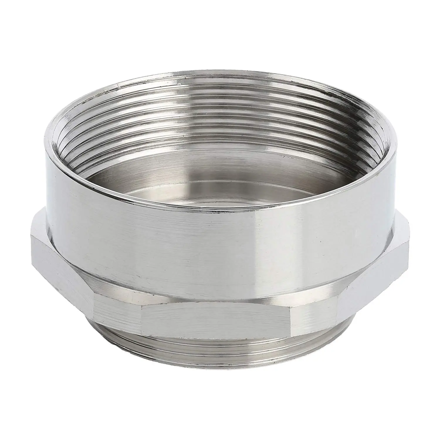 Produktfoto 1 von 52104420 LAPP Adapter-Zwischenstutzen M/PG von M40x1,5 auf PG36x1,588 MMP-M/PG Sechskant Messing (CuZn) vernickelt Anschlussgewinde 9,0mm
