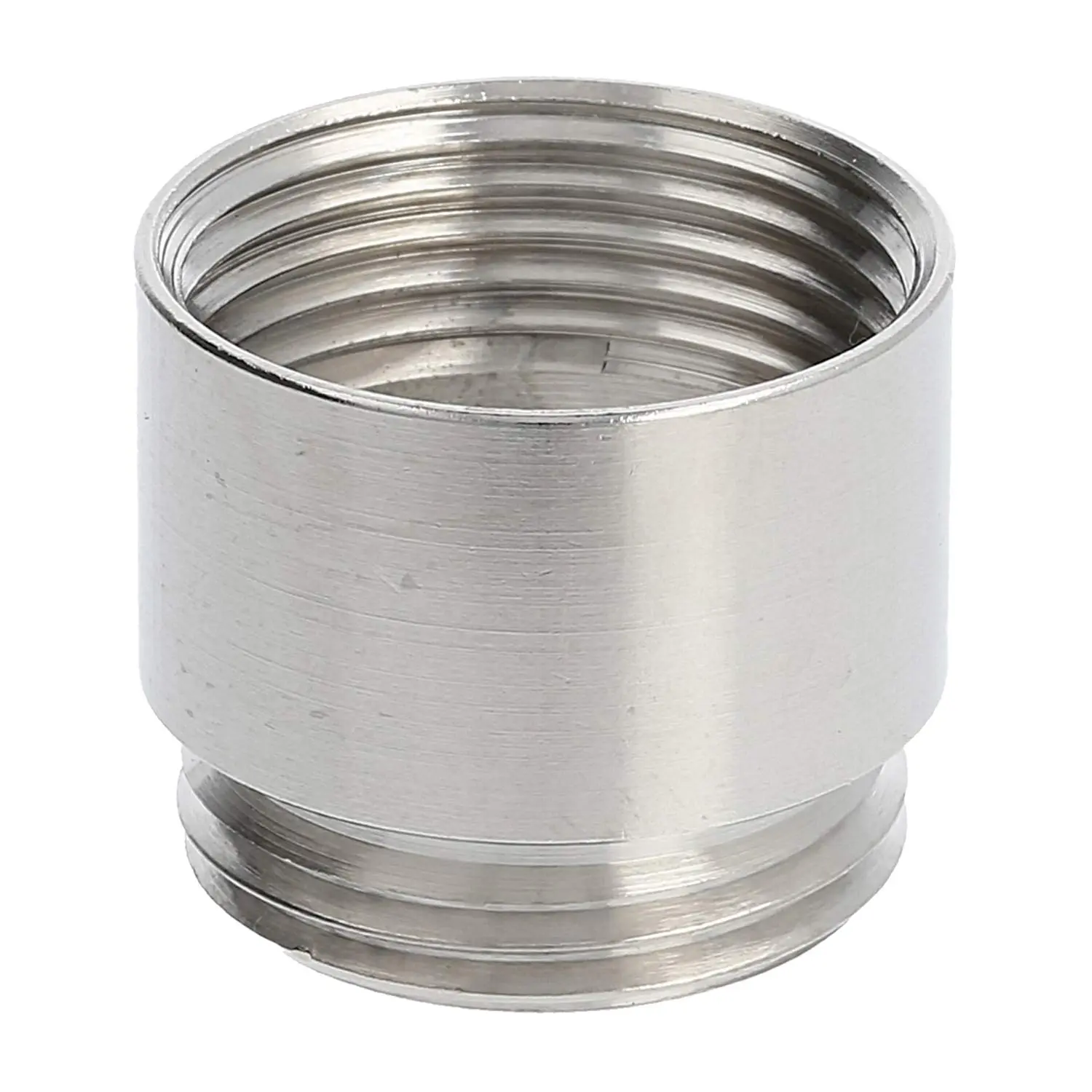 Zwischenstutzen M/PG von M20x1,5 auf PG13,5x1,41 MZM-M/PG rund Messing (CuZn) vernickelt Anschlussgewinde 6,0mm
