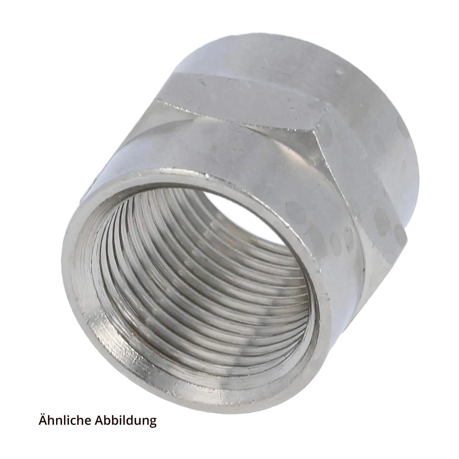 Produktfoto 1 von 10527001032 FLEXA VBM Verbindungsmuffe gerade M32x1,5 mit Innengewinde Gewinde metrisch zu metrisch Temperaturbereich -40°C bis 200°C