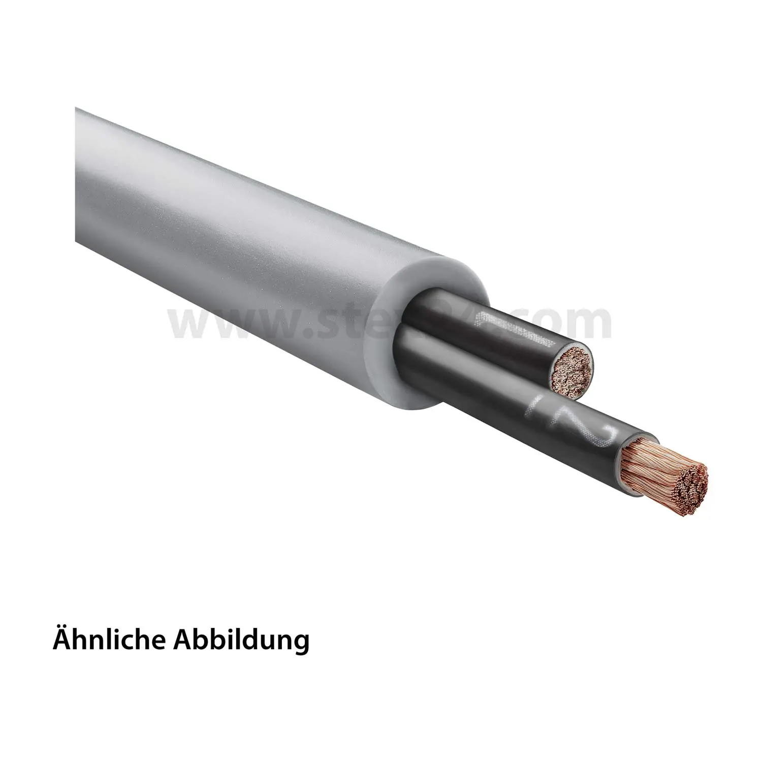 Produktfoto 1 von 1123000 LAPP ÖLFLEX CLASSIC 130 H 2X0,5mm² halogenfrei AD 5,1mm Nennspannung Uo/U 300V/500V nach UL 600V