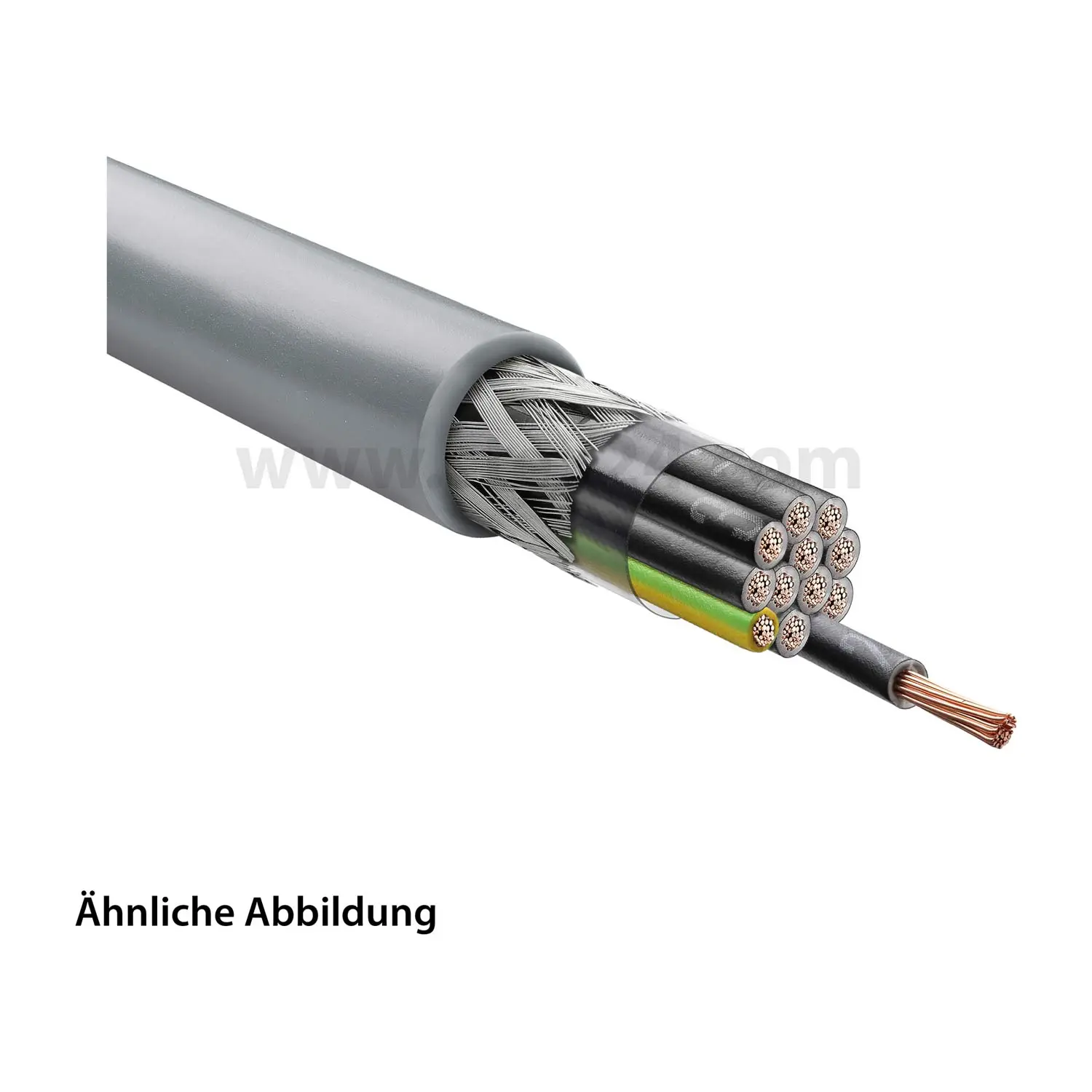 Produktfoto 1 von 1123213/100 LAPP Stexoflam Steuerleitung CH 12G0,5mm² halogenfrei AD 10,1mm Nennspannung Uo/U 300V/500V