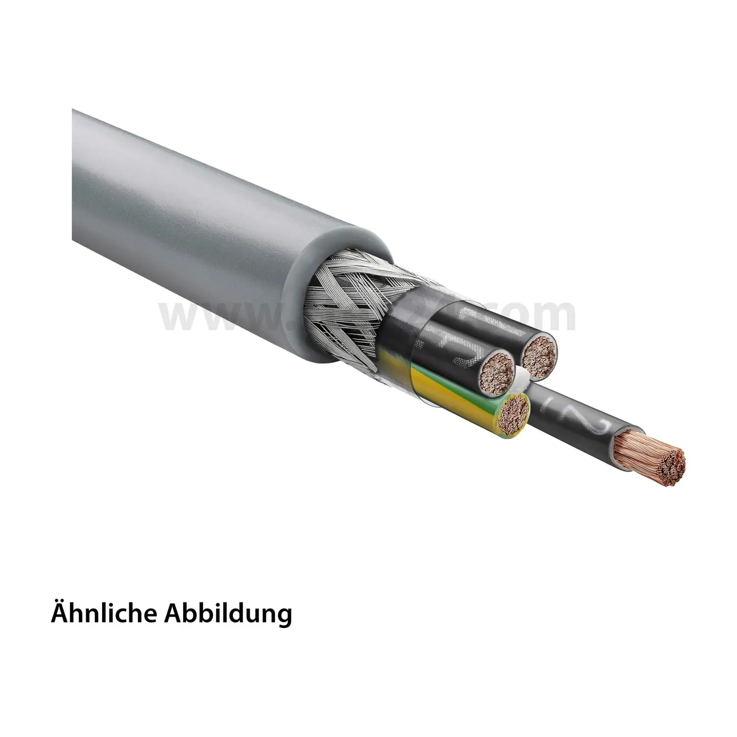 Produktfoto 1 von 1123203/100 LAPP Stexoflam Steuerleitung CH 4G0,5mm² halogenfrei AD 6,6mm Nennspannung Uo/U 300V/500V