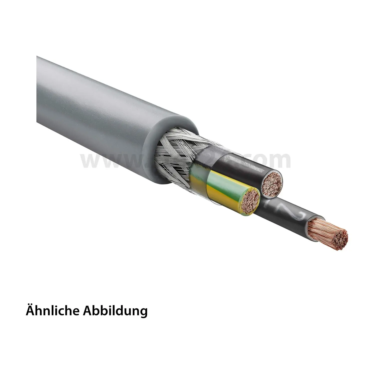 Produktfoto 1 von 1123359/100 LAPP Stexoflam Steuerleitung CH 3G4mm² halogenfrei AD 10,6mm Nennspannung Uo/U 300V/500V