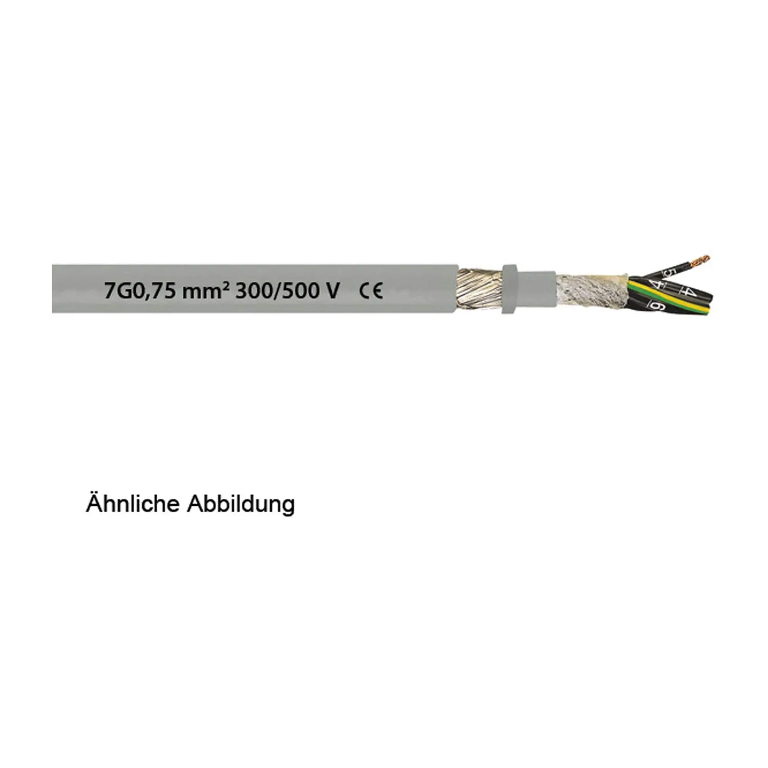 Produktfoto 1 von 0026270/100 LAPP Stexoschlepp Steuerleitung CY 3G2,5mm² AD 10,8mm Nennspannung Uo/U 300V/500V