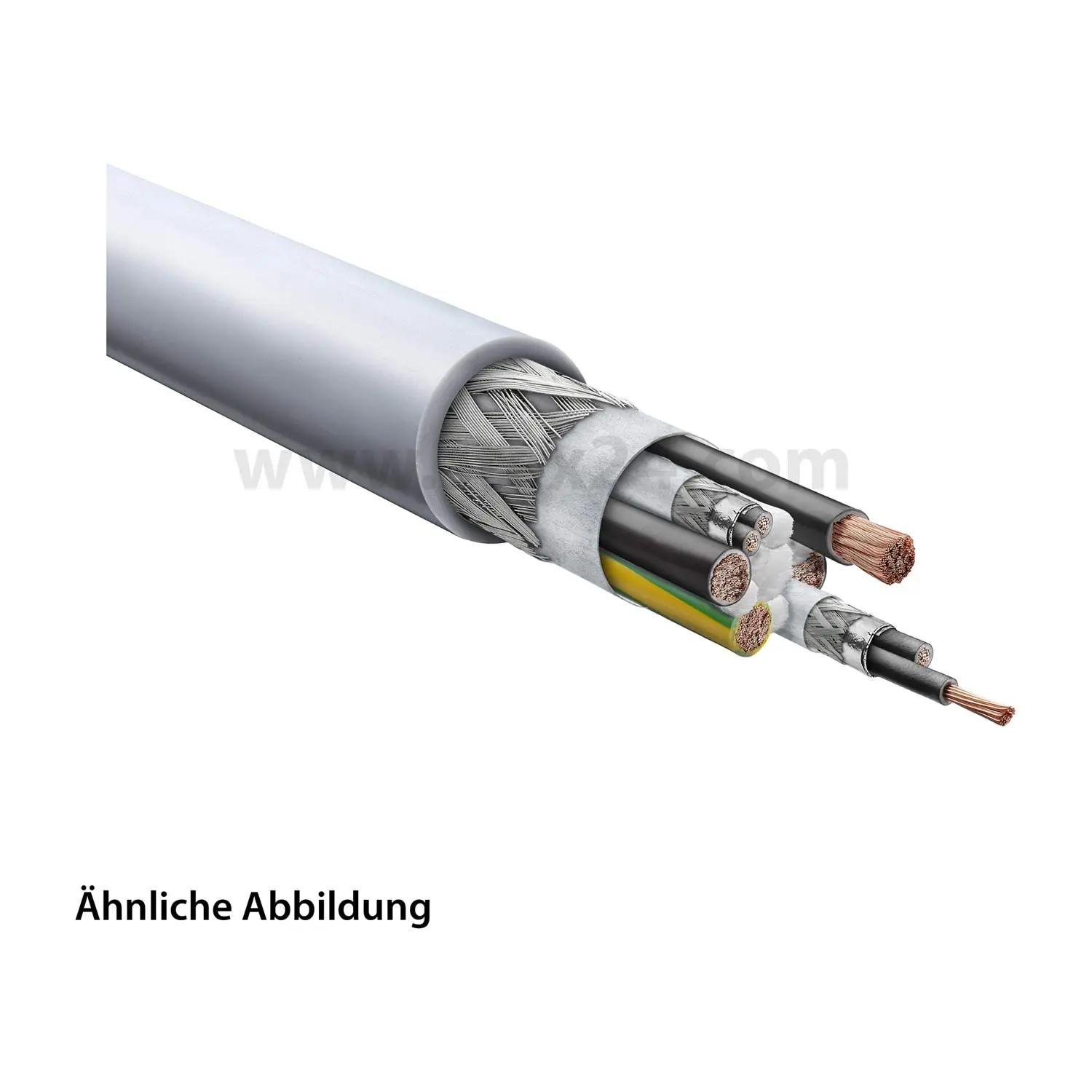Produktfoto 1 von 0036163 LAPP Stexoflex Servo CY 4G16mm²+2x2x1mm² Außendurchmesser 24,5mm Nennspannung Uo/U 600V/1000V