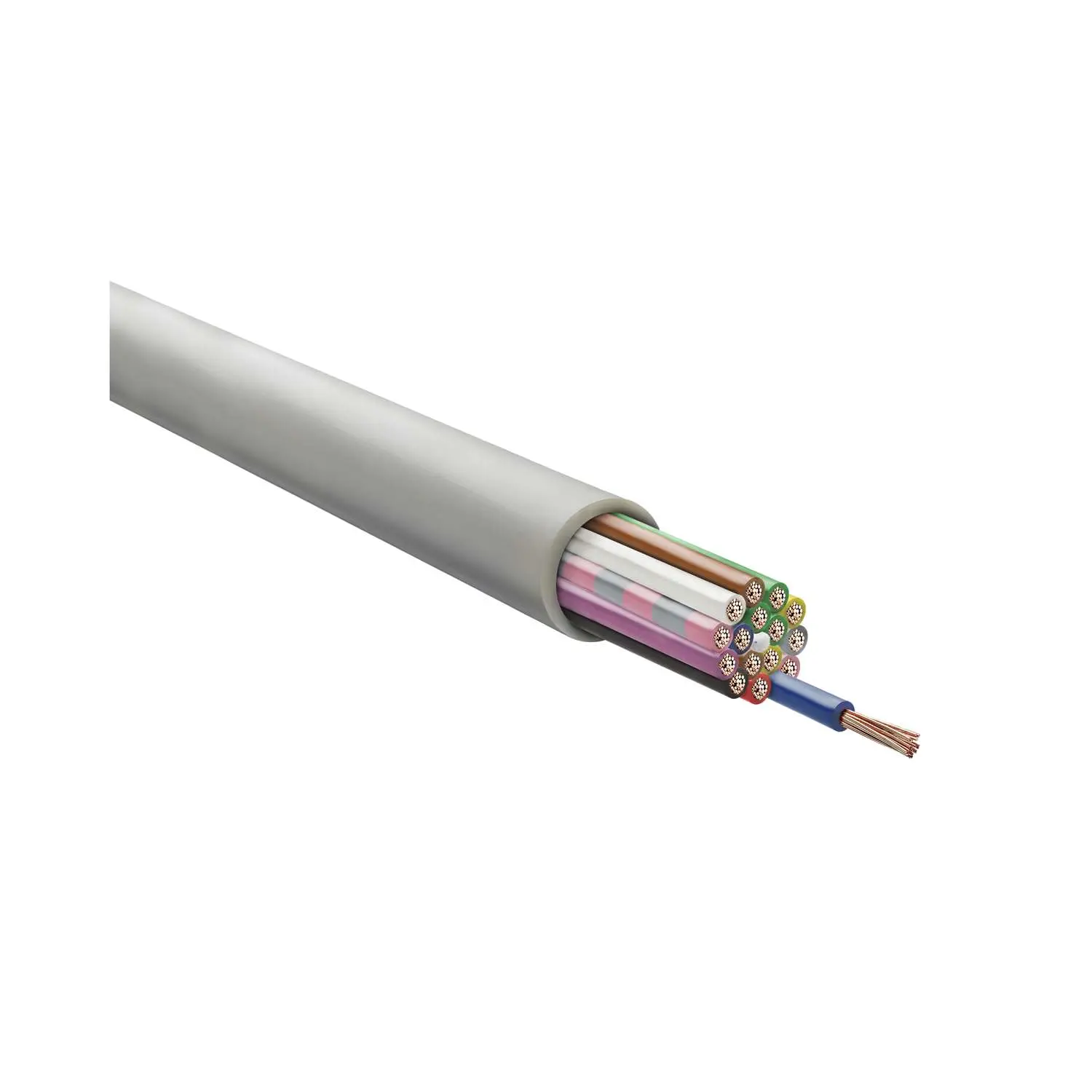 Produktfoto 1 von 18039 HELU KABEL LIYY 16x0,25mm² Datenleitung AD 7,7mm Betriebsspitzenspannung 500V