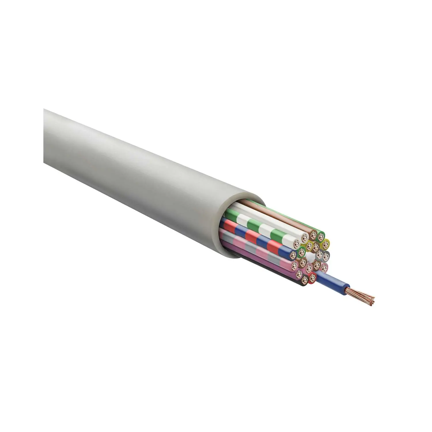 Produktfoto 1 von 18041 HELU KABEL LIYY 20x0,25mm² Datenleitung AD 8,7mm Betriebsspitzenspannung 500V