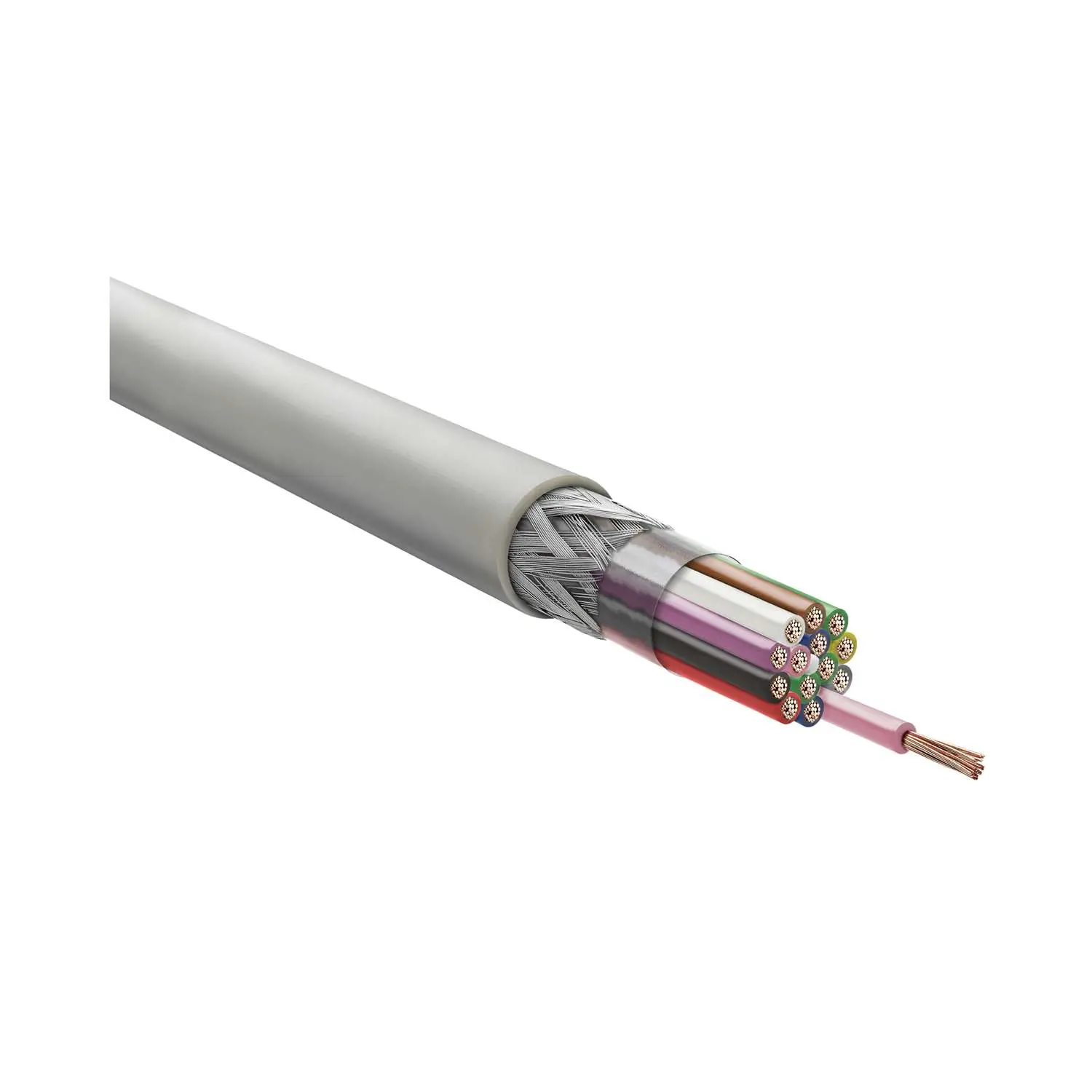 Produktfoto 1 von 20037 HELU KABEL LIYCY 14x0,25mm² Datenleitung geschirmt AD 8,1mm Betriebsspitzenspannung 500V