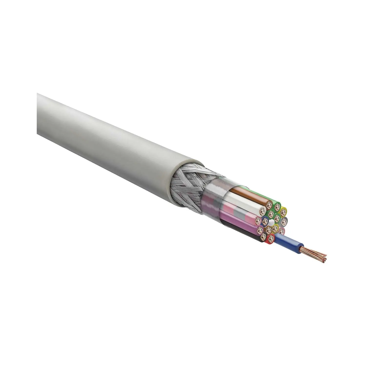 Produktfoto 1 von 20038 HELU KABEL LIYCY 16x0,25mm² Datenleitung geschirmt AD 8,5mm Betriebsspitzenspannung 500V