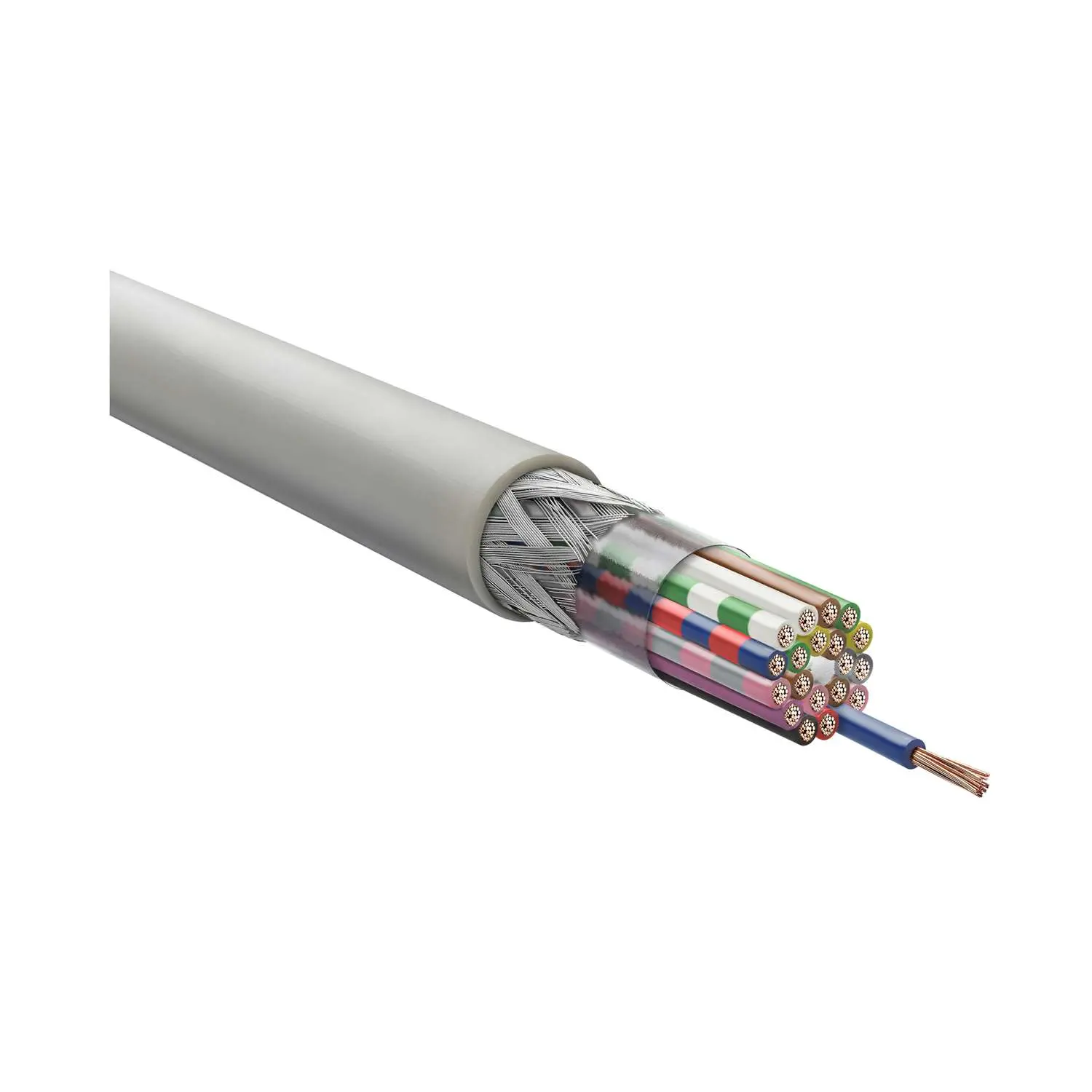 Produktfoto 1 von 20040 HELU KABEL LIYCY 20x0,25mm² Datenleitung geschirmt AD 9,5mm Betriebsspitzenspannung 500V