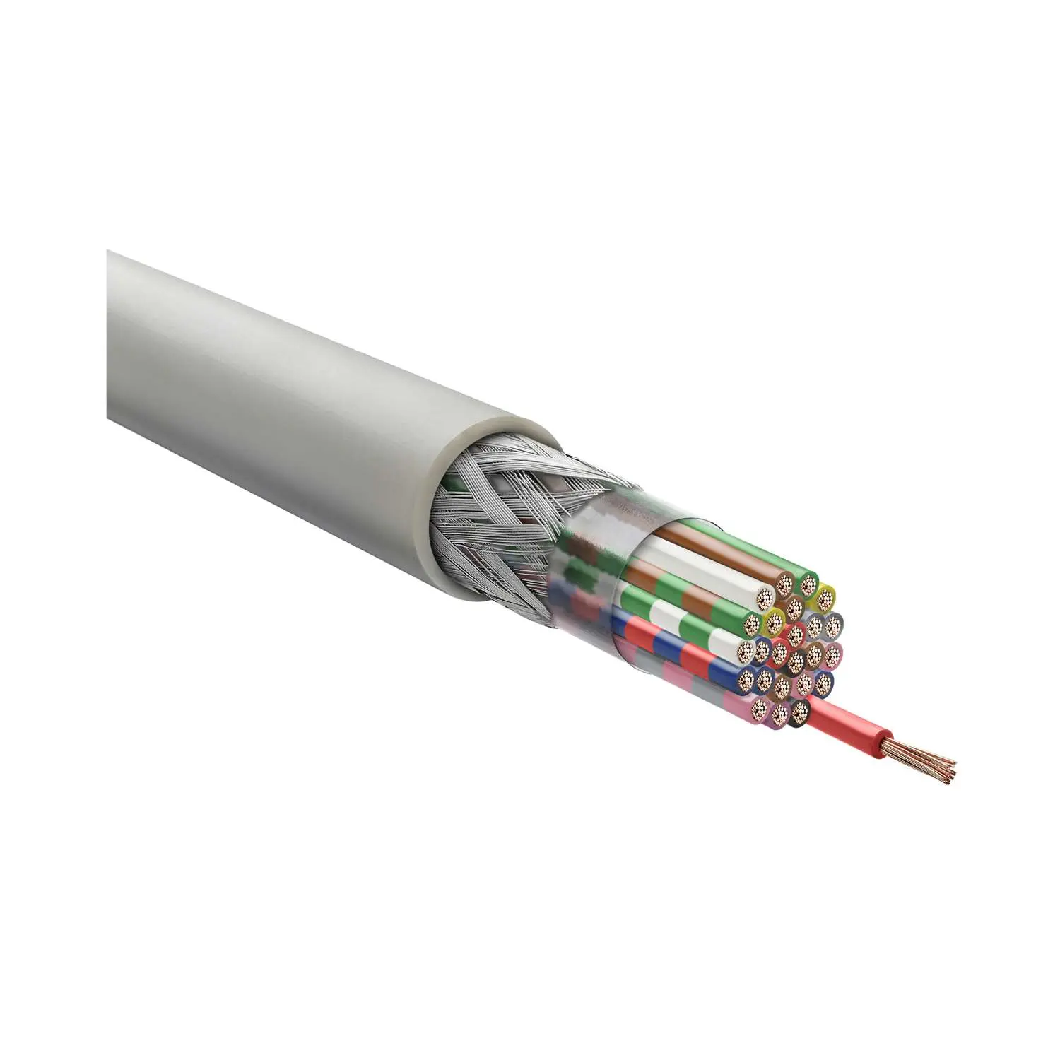 Produktfoto 1 von 20092 HELU KABEL LIYCY 25x0,25mm² Datenleitung geschirmt AD 10,7mm Betriebsspitzenspannung 500V