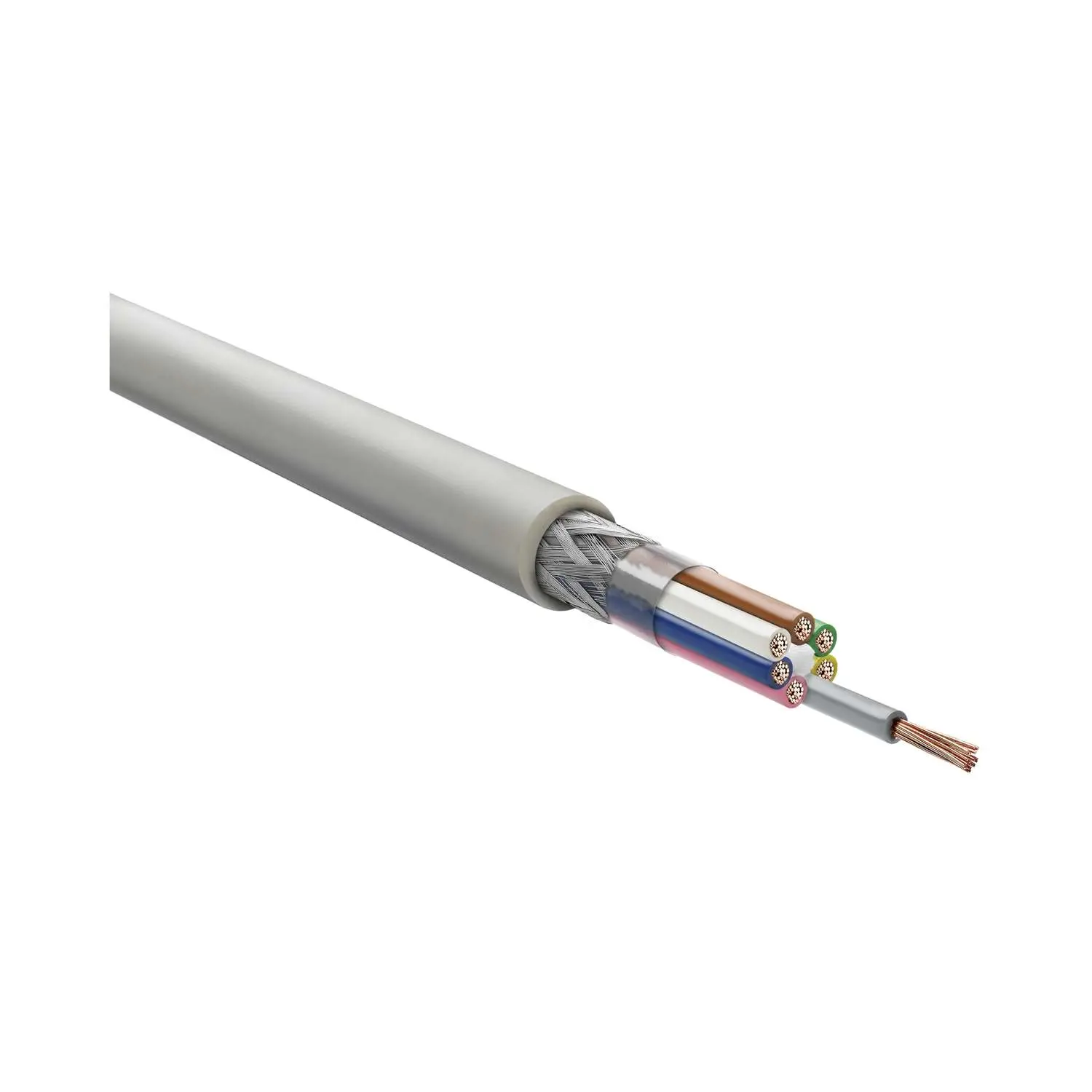 Produktfoto 1 von 20033 HELU KABEL LIYCY 7x0,25mm² Datenleitung geschirmt AD 6,0mm Betriebsspitzenspannung 500V