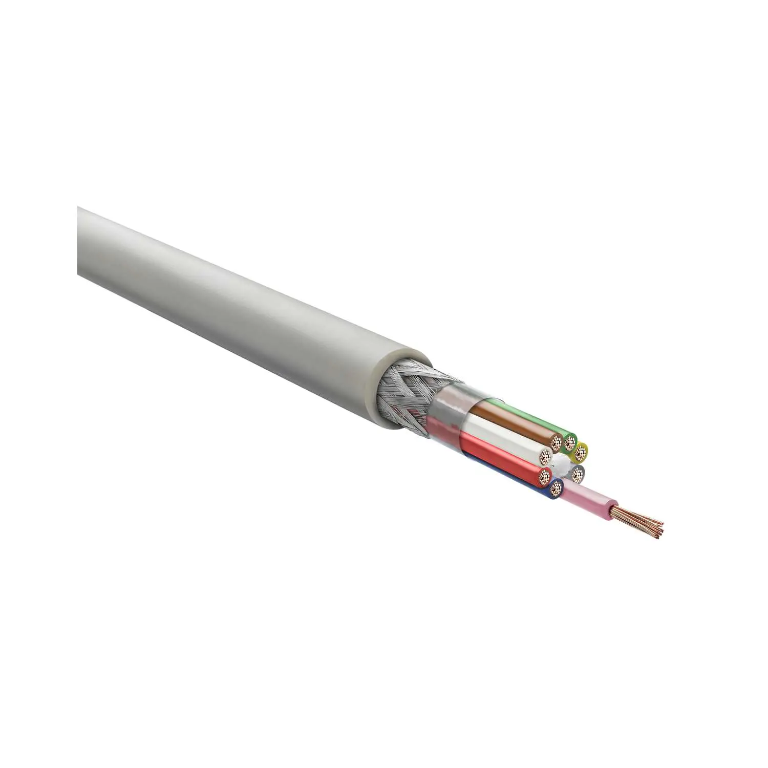 Produktfoto 1 von 20034 HELU KABEL LIYCY 8x0,25mm² Datenleitung geschirmt AD 7,1mm Betriebsspitzenspannung 500V